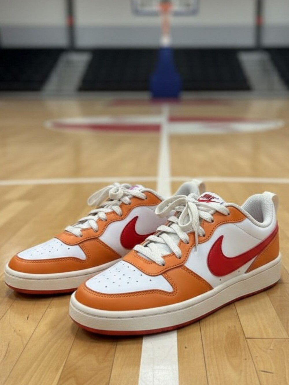Nike Low-Top Sneakers in Orange, White and Red